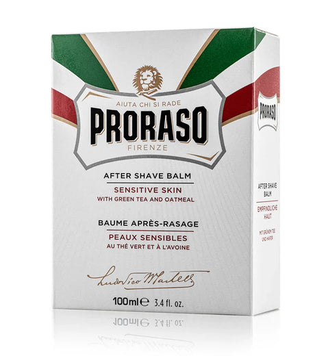 Proraso Aftershave Balm Sensitive Skin with Green Tea and Oatmeal 100ML