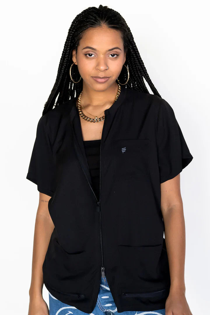 Barber Strong The Womens Barber Jacket - Black