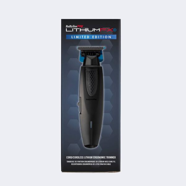 BabylissPro LimitedFX+ Matte Black Lithium Ergonomic Trimmer