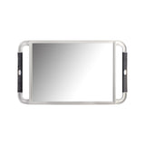 JRL Large Hand Held Mirror - White