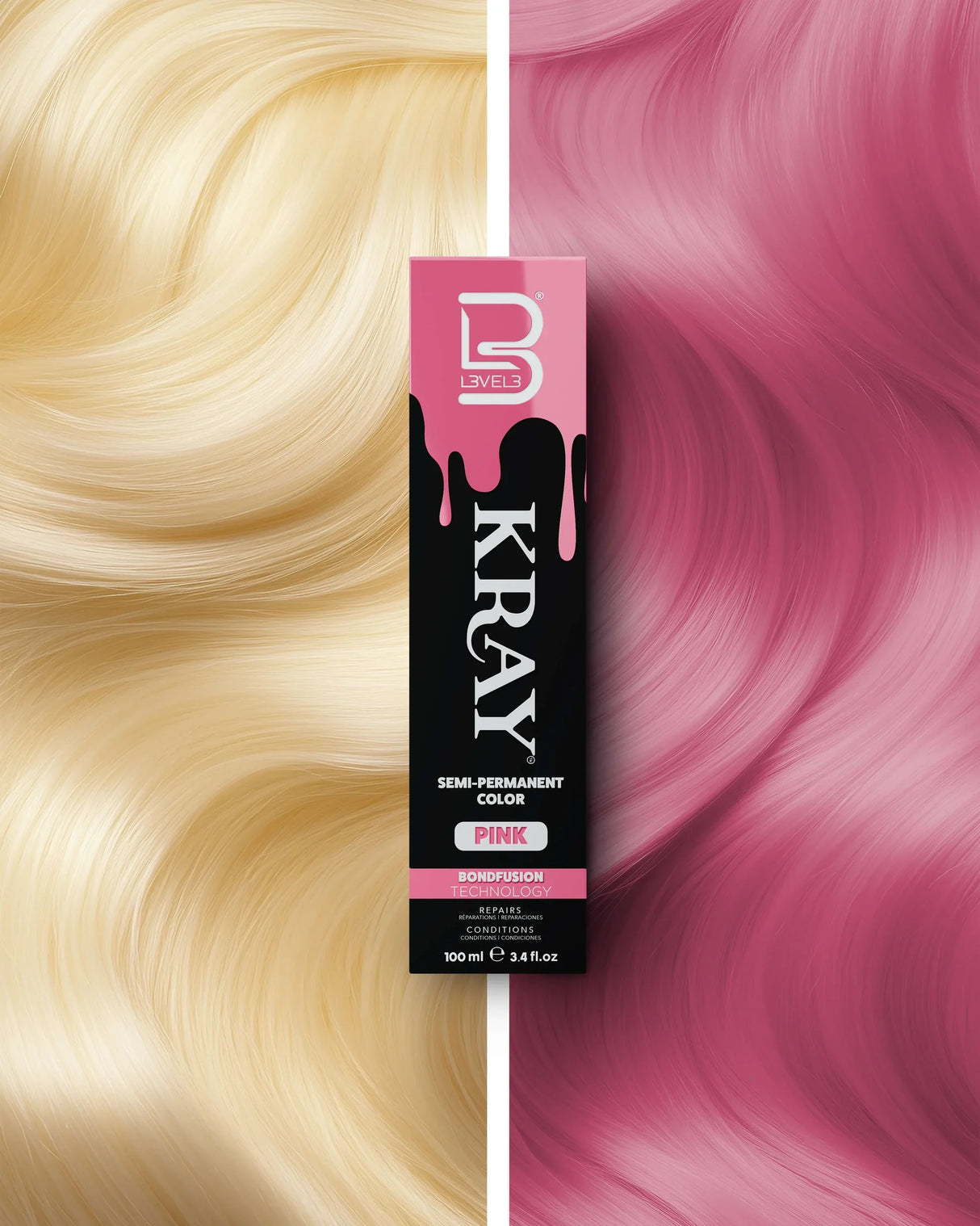 LV3 KRAY Semi-Permanent Color 100ML