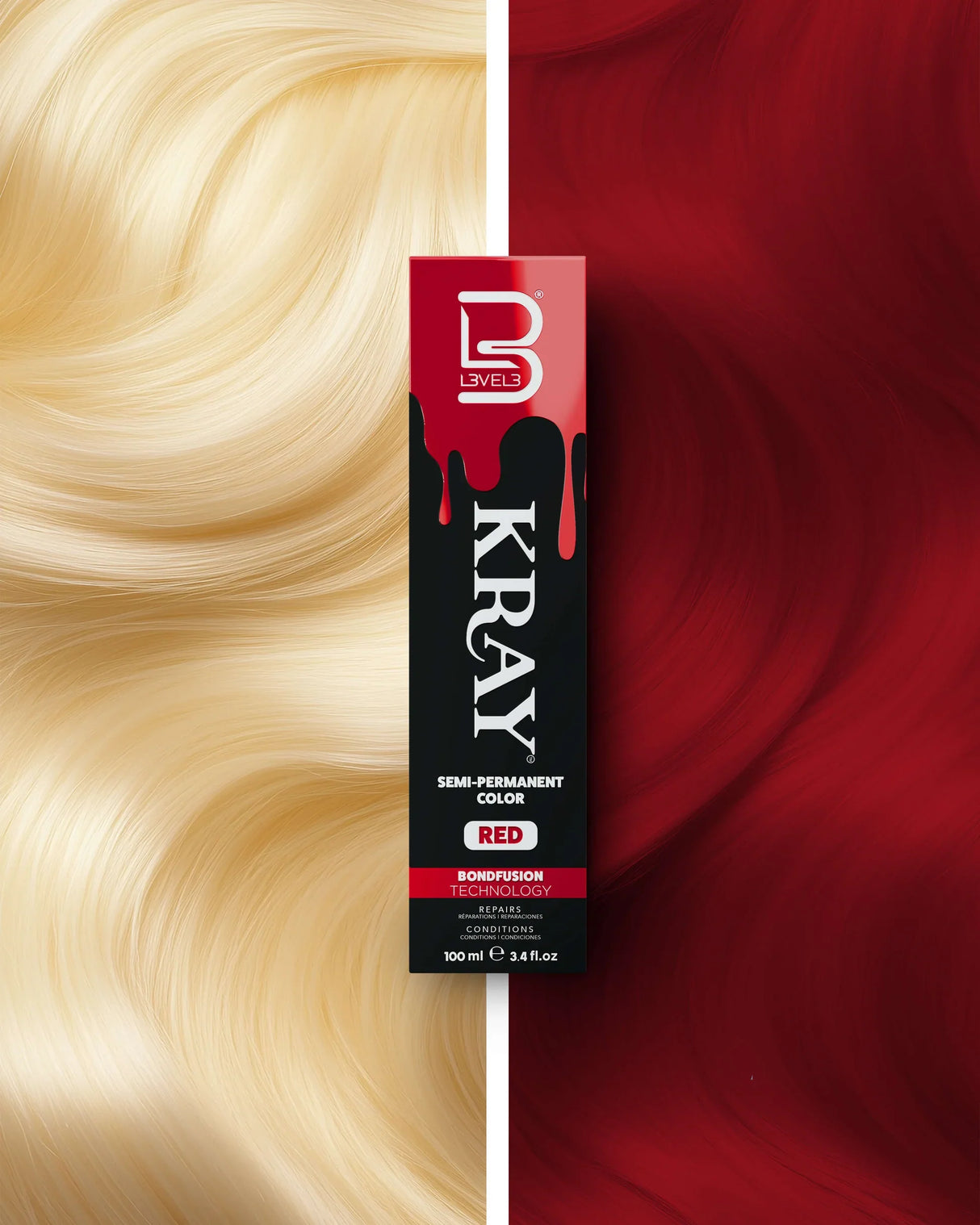 LV3 KRAY Semi-Permanent Color 100ML