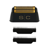 S|C Instinct Shaver Repacement Matte Black Titanium Replacement Foil and Cutter Set