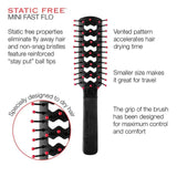 Cricket Static Free Mini Fast Flo Vent Brush